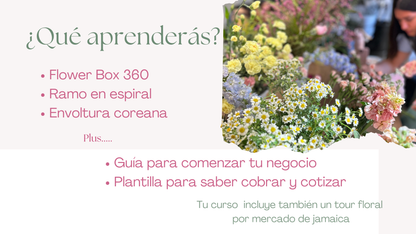 Workshop FlowerBox & FlowerBouquet + Envoltura Coreana